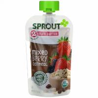 Sprout Organics, Детское питание, от 6 месяцев и старше, ягодная овсянка, 3,5 унции (99 г)