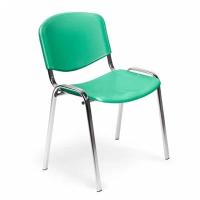 Стул офисный Easy Chair Изо зеленый (пластик, металл хромированный), 573687