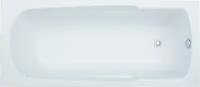 Акриловая ванна DIWO Ростов 160х70, встраиваемая, белая, в современном стиле, пристенная, с подлокотниками