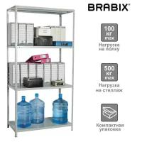 Стеллаж металлический Brabix MS KD-180/40/70-4 (S240BR124402) (1)