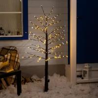 Светодиодные деревья и кусты Luazon Lighting Светодиодное дерево 1.5 м, 224 LED, мерцание, 220 В, свечение белое