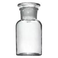 Склянка для реактивов из светлого стекла с широкой горловиной и притертой пробкой 60 мл 1 шт
