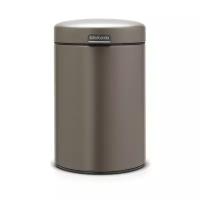 Бак мусорный настенный Brabantia NewIcon 3 л платиновый