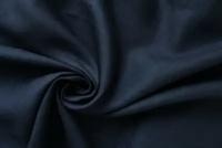 Ткань темно-синий лен костюмно-плательный