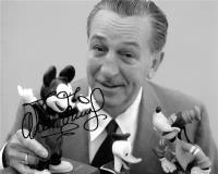 Автограф Уолт Дисней - Автограф Walt Disney Founder Of Disney Cartoonist - 20х25 см