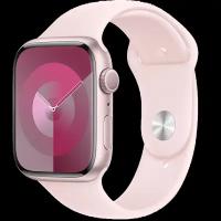 Apple Умные часы Apple Watch Series 9, 45 мм, Sport Band, Pink, size M (MR9G3)