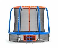 Батут DFC JUMP BASKET 16ft внутр.сетка, лестница (488cм)(два короба)