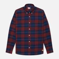 Мужская рубашка Armor-Lux Heritage Flannel Checked Straight Fit синий, Размер L