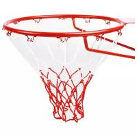 Сетка баскетбольная, 50 см, нить 3 мм, двухцветная, (2 шт)./В упаковке шт: 1