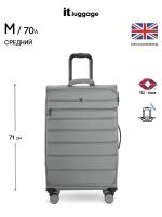 Средний чемодан it luggage/размер М/текстиль/70 л