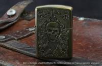 Медная зажигалка ZIPPO с ручной гравировкой Михаила Грачева