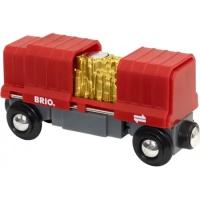 Игровой набор BRIO 33938 Грузовой вагончик с золотом