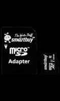 SmartBuy Карта памяти SmartBuy MicroSD XC 128 ГБ class 10 (с адаптером)