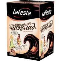 Растворимый напиток Горячий шоколад La Festa молочный, 10штx22г
