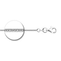 Серебряная цепь плетение Снейк (Тонда) Diamant online 172944, Серебро 925°, 40