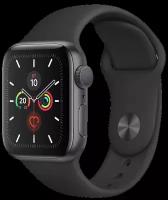 Умные часы Apple Watch SE (2020) 44 мм Aluminium Case, серый космос/тёмная ночь