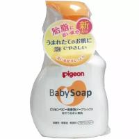 Мыло-пенка для детей PIGEON Baby foam Soap с гиалуроновой кислотой и керамидами возраст 0+ пенообразователь 500мл