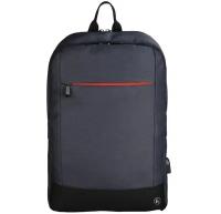Сумки и рюкзаки для ноутбуков HAMA Manchester Notebook Backpack 15.6 blue (00101826)