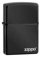 Зажигалка ZIPPO 24756ZL Classic с покрытием Ebony™, латунь/сталь, чёрная