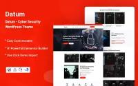 Шаблон Wordpress Datum - Cyber Security Тема WordPress