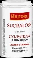 Заменитель сахара MILFORD Сукралоза с инулином, 370шт