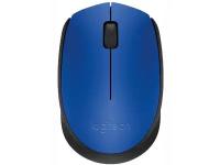 Мышь беспроводная Logitech M170, 1000dpi, Wireless, Синий/Черный, 910-004647