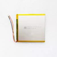 Аккумулятор для DEXP Ursus N280i 3G (3.8v до 4000mAh 102*100*3mm) АКБ для планшета универсальный / 5 контактов / с коннектором