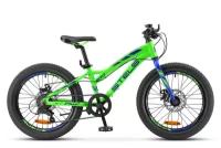 Детский велосипед Stels Pilot 270 MD 20+ V010, год 2021, цвет Зеленый