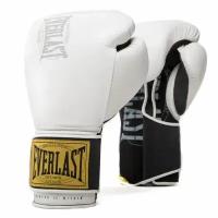 Перчатки тренировочные Everlast 1910 Classic 12oz белые