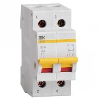 Выключатель нагрузки (мини-рубильник) ВН-32 2Р 25А | код. MNV10-2-025 | IEK (4шт.в упак.)