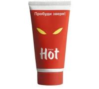 Возбуждающая гель-смазка HOT с женьшенем - 50 мл. (цвет не указан)