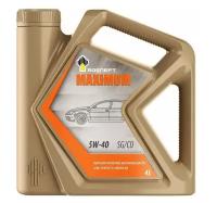 Полусинтетическое моторное масло Роснефть Maximum 5W-40 SG/CD, 4 л