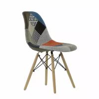 Стул Eames style Patchwork мультиколор