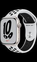 Apple Умные часы Apple Watch Nike Series 7, 41 мм, сияющая звезда