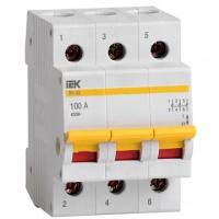 Выключатель нагрузки (мини-рубильник) ВН-32 3Р 32А | код. MNV10-3-032 | IEK (6шт.в упак.)