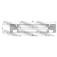 Сальник коробки скоростей 35.9X54.2X12.7 FEBEST 95QAY37541313C