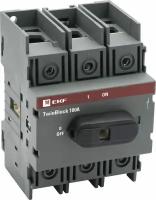 Выключатель нагрузки EKF TwinBlock PROxima 100A 3P