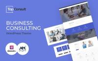 Шаблон Wordpress TopConsult - Business Consulting WordPress theme Тема WordPress