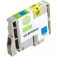 Картридж струйный CACTUS CS-T0542 голубой для Epson Stylus Photo R800/R1800 (16.2мл)