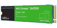 Твердотельный накопитель SSD M.2 480 Gb Western Digital Green SN350 Read 2400Mb/s Write 1650Mb/s 3D NAND TLC (WDS480G2G0C)