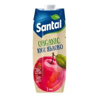 Сок SANTAL Organic Яблочный Prisma, 1л