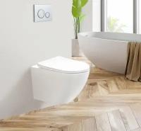 Унитаз подвесной BelBagno Sfera-R BB046CHR без сиденья