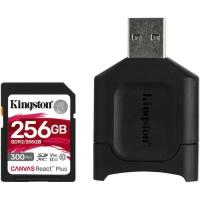 Карта памяти Kingston React Plus SDXC 256GB UHS-II U3 V90 R300/W260MB/s (MLPR2/256GB) + Reader