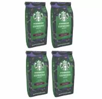 Кофе в зернах Starbucks Espresso Dark Roast 4 х 200г