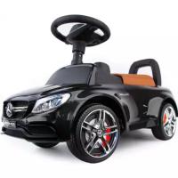 Каталка BESTLIKE Mercedes-AMG C63 Coupe черная, мягкое сиденье, со звуком