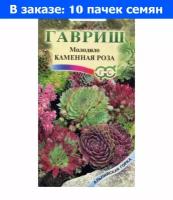 Молодило Каменная роза 0,01г Мн (Гавриш) Альпийская горка - 10 ед. товара