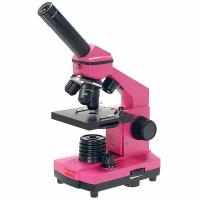 Микроскоп школьный Микромед Эврика 40х-400х (фуксия)