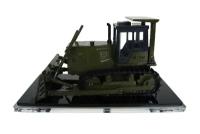 TRACTOR BULLDOZER B10M.0111E (USSR RUSSIAN) DARK GREEN | бульдозер Б10М.0111Е хаки (С жестким прицепным устройством)