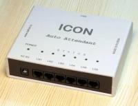 ICON AA453USB, 3-канальный автосекретарь с функциями голосовой почты (120 ч записи, 40 голосовых мен