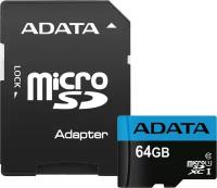 Карта памяти Adata microSDXC Premier Class 10 UHS-I U1 (85/25MB/s) 64GB + ADP